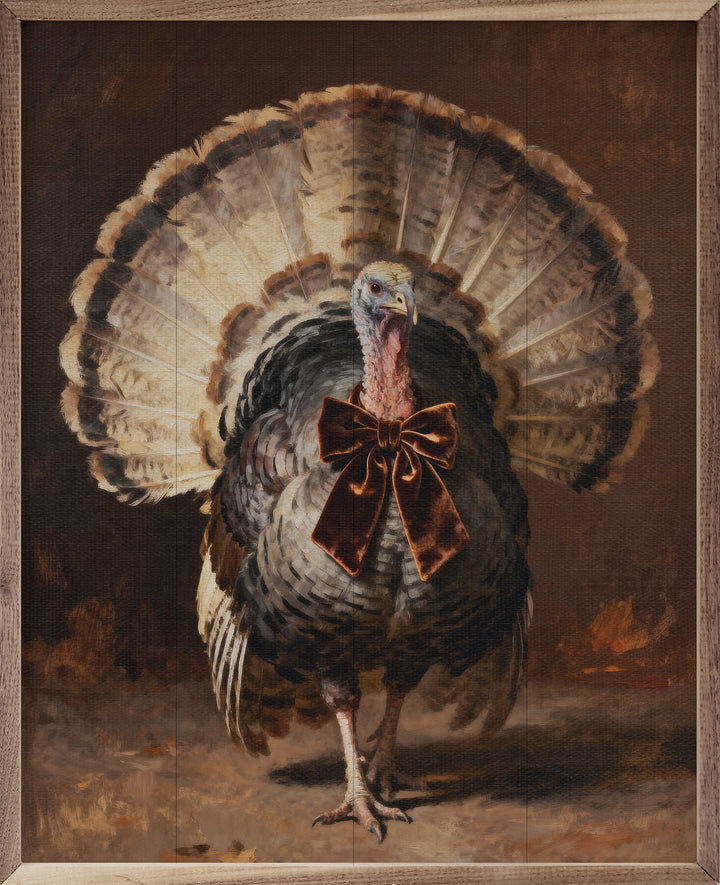 Turkey With Velvet Bow
