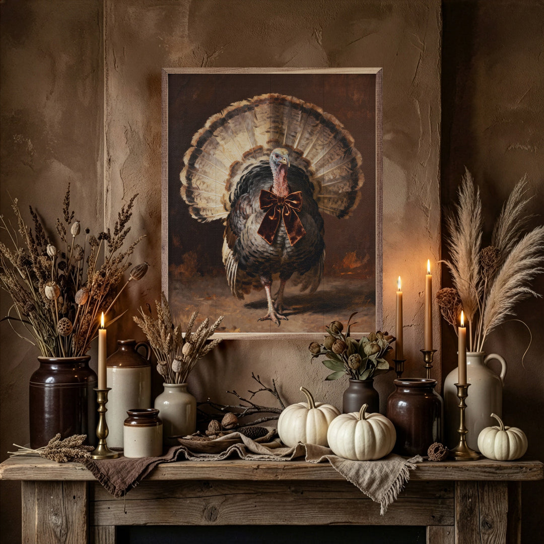 Turkey With Velvet Bow