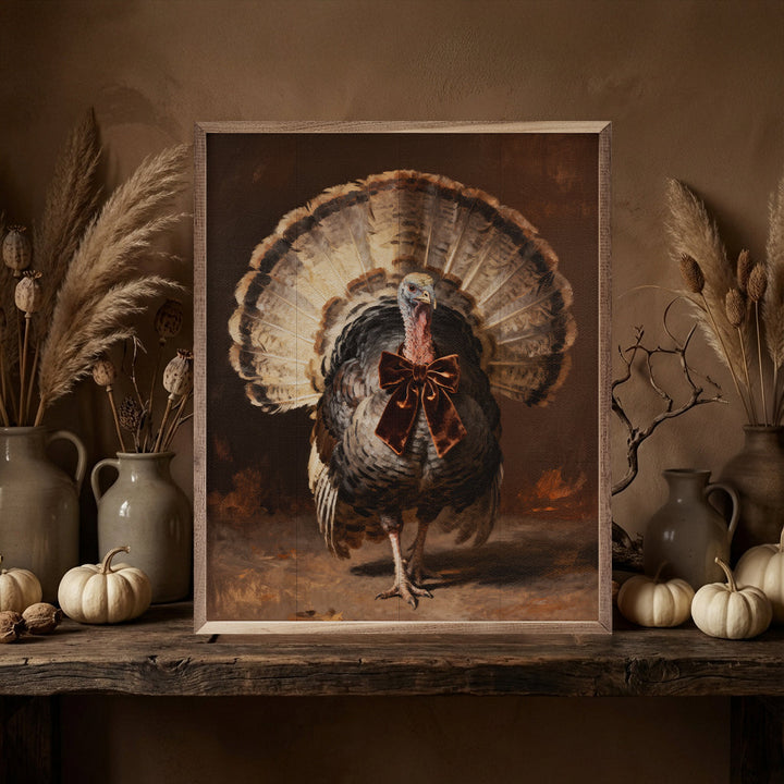 Turkey With Velvet Bow