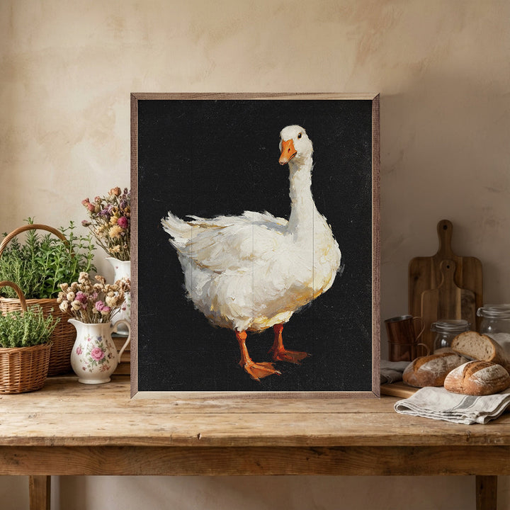 Fluffy Goose Black