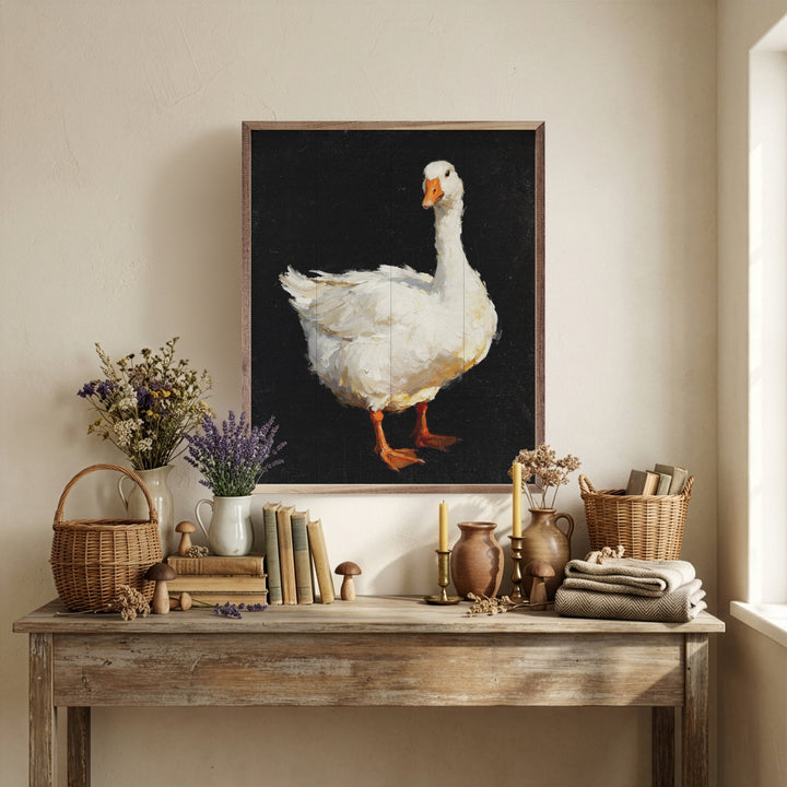 Fluffy Goose Black