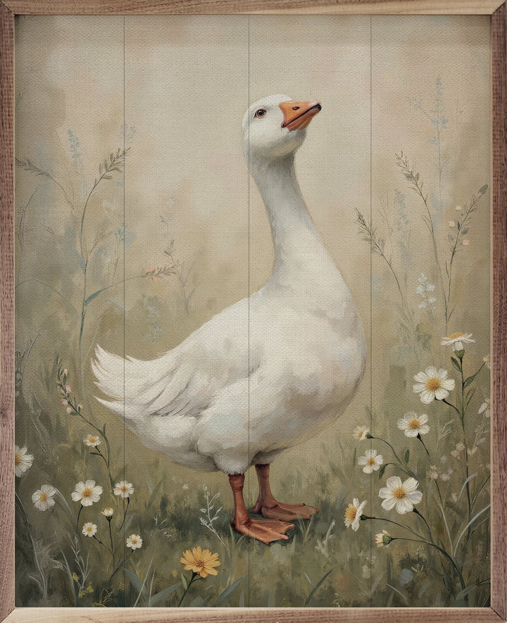 Goose In Meadow