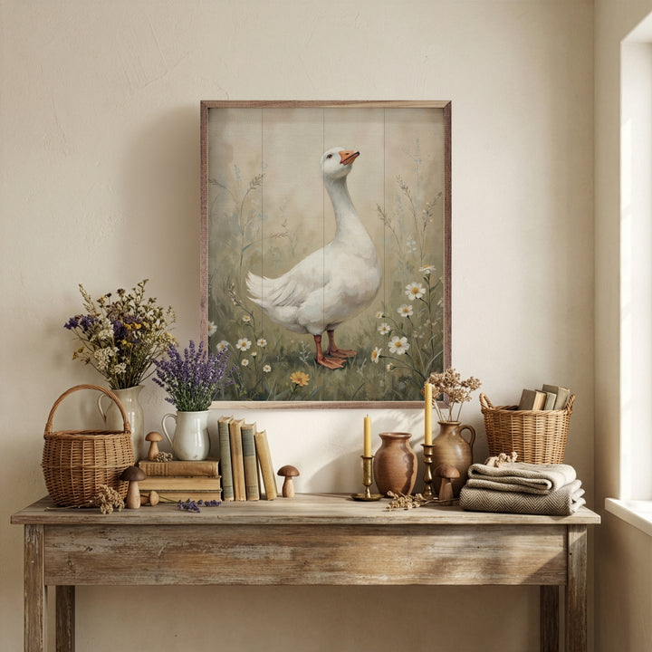 Goose In Meadow