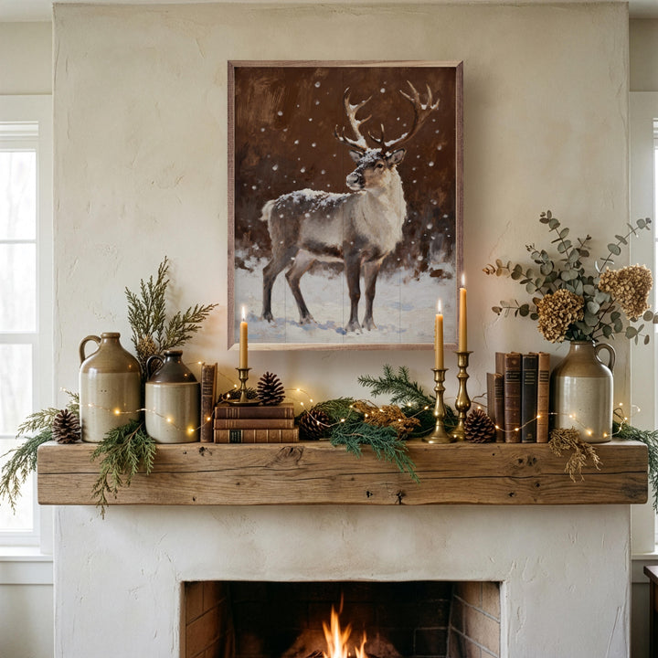 Reindeer Brown Looking Left