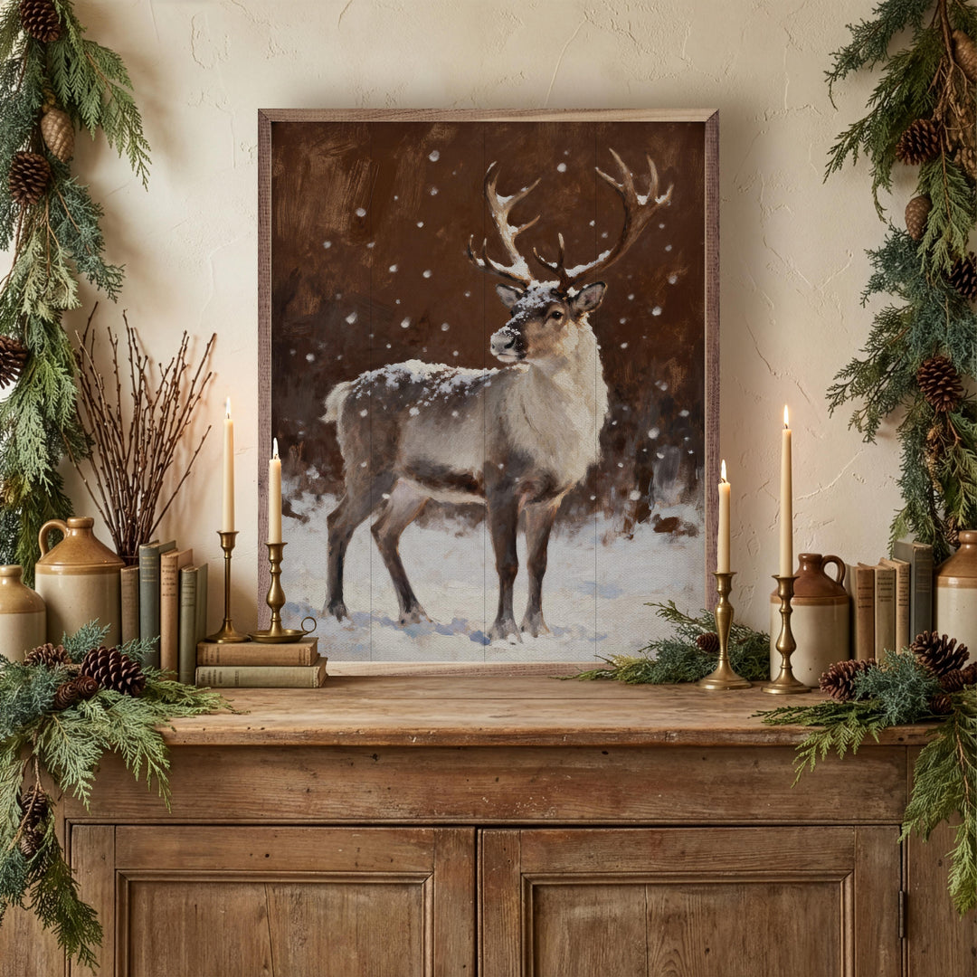 Reindeer Brown Looking Left