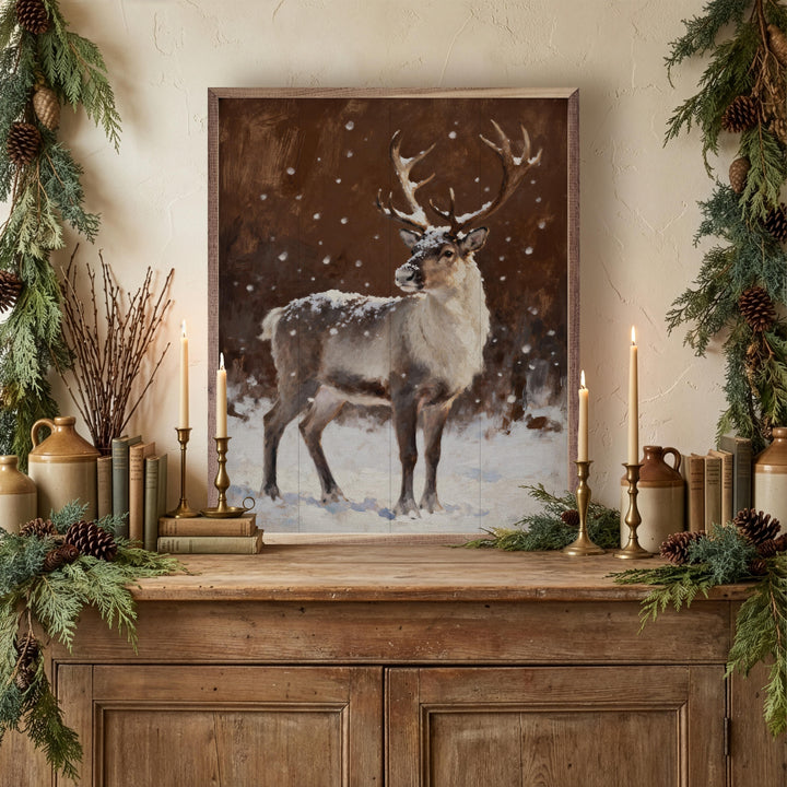 Reindeer Brown Looking Left