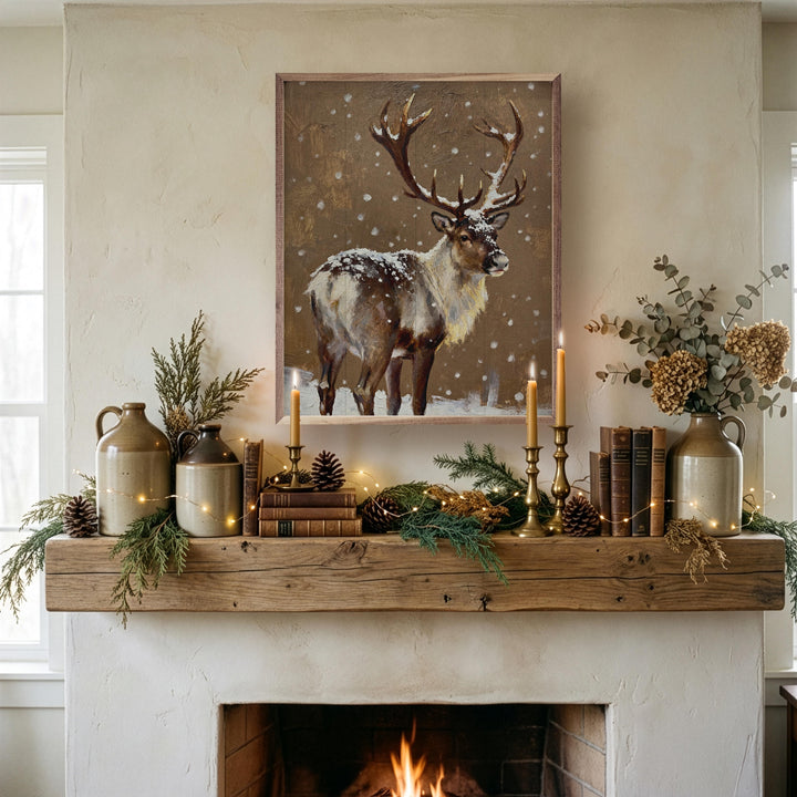 Reindeer Brown Looking Right