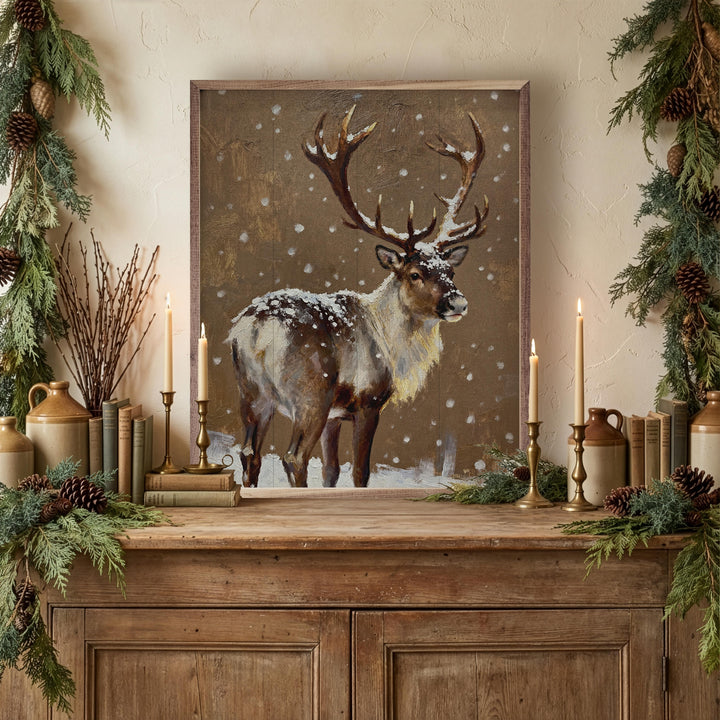 Reindeer Brown Looking Right