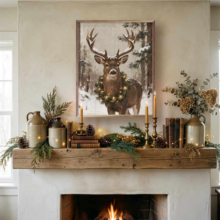 Whitetail Holiday Deer Portrait