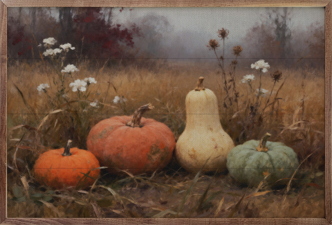 Assorted Gourds With Two Orange