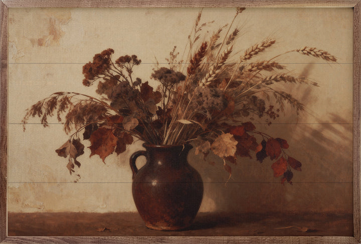 Dried Oak Leaves Light