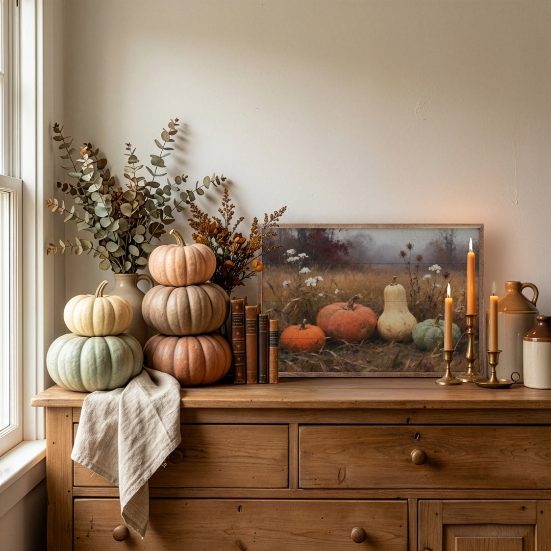 Assorted Gourds With Two Orange
