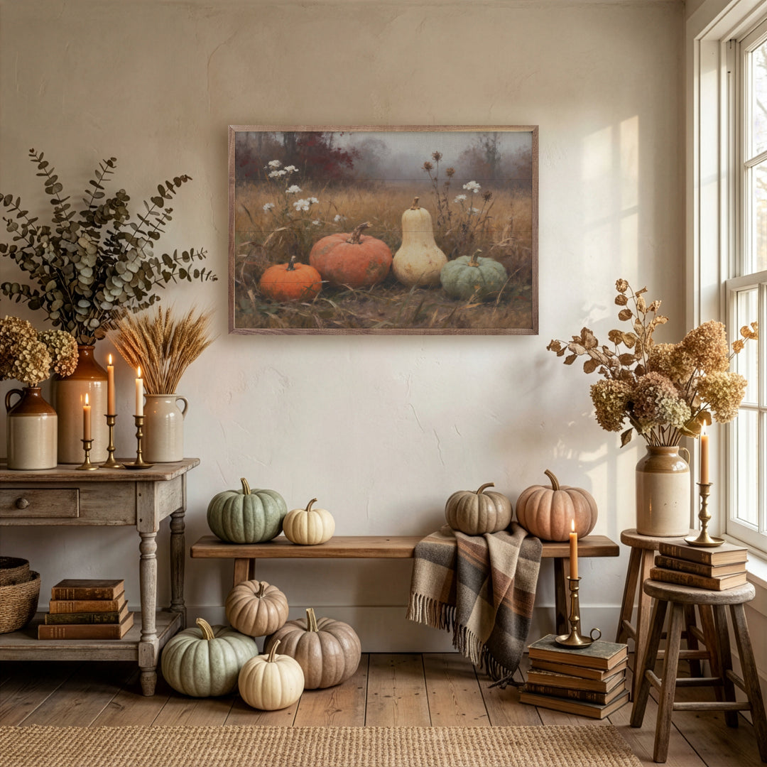 Assorted Gourds With Two Orange