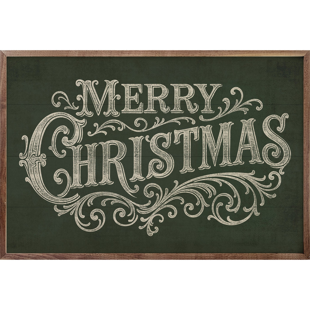 Merry Christmas Ornate