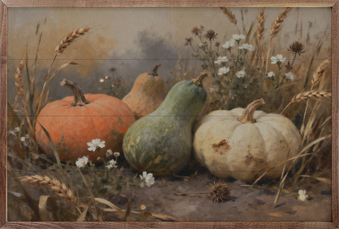 Assorted Gourds With One White