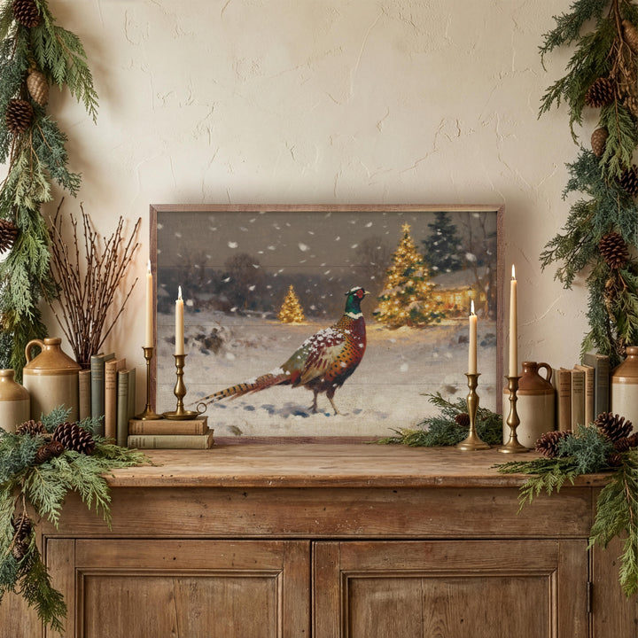 Pheasant At Christmas
