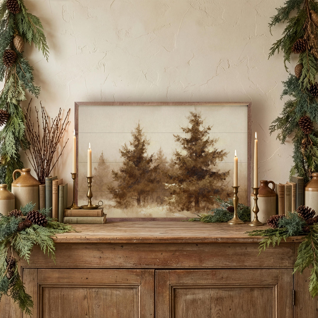 Pines In The Forest