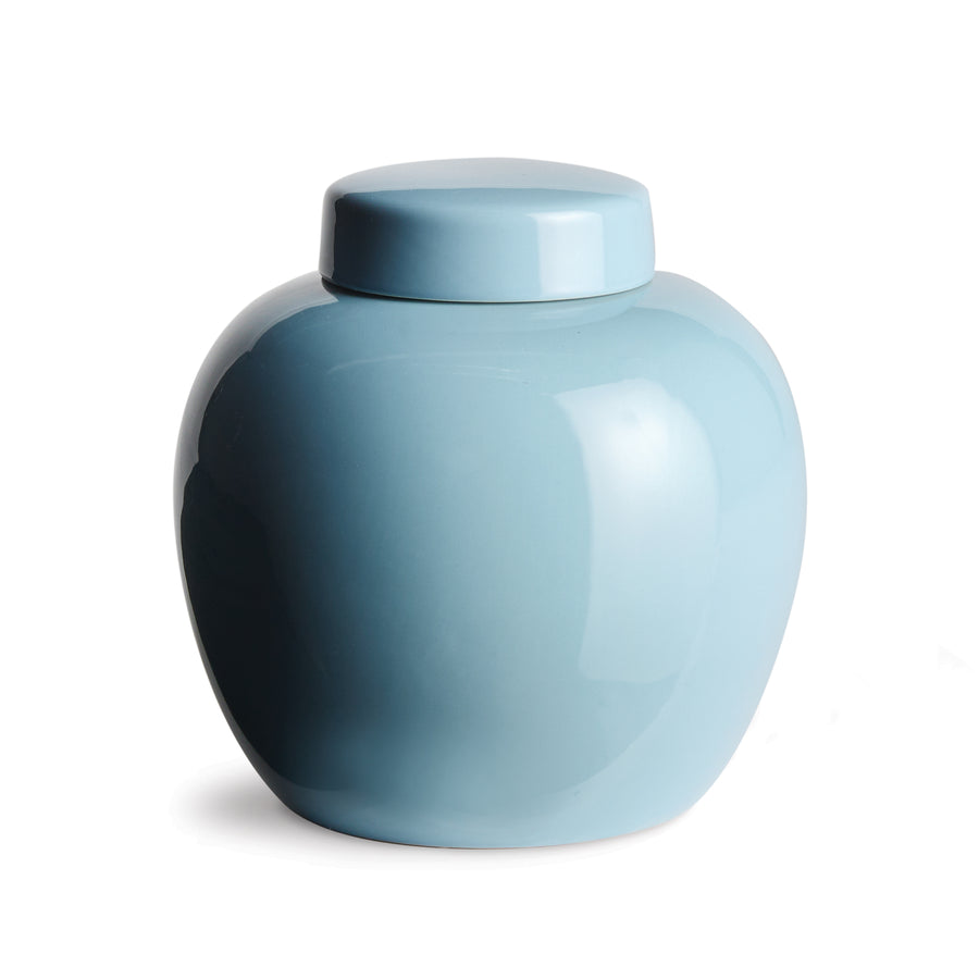 Koa Lidded Jar, Blue