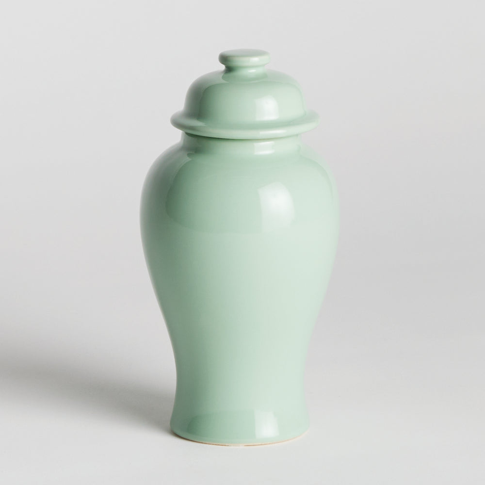 Koa Lidded Mini Ginger Jar Small, Green