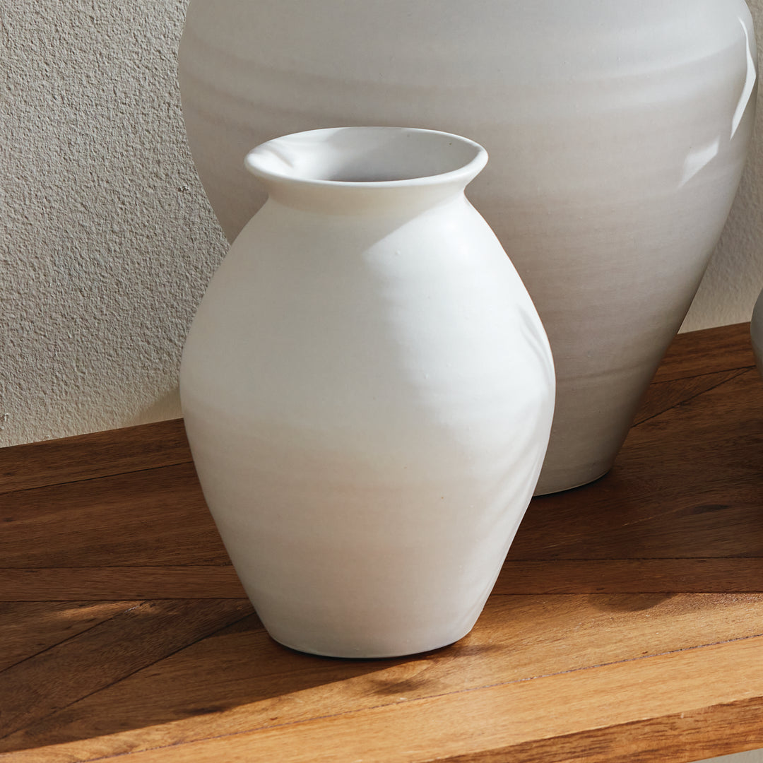 Mirela Vase Small, White