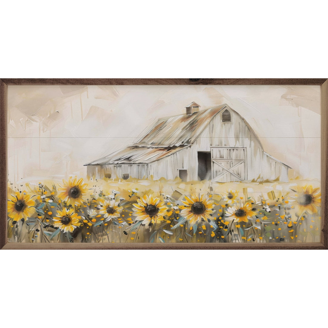 Sunflower Field By Creative Studio