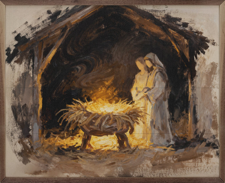 Holy Night Large Manger