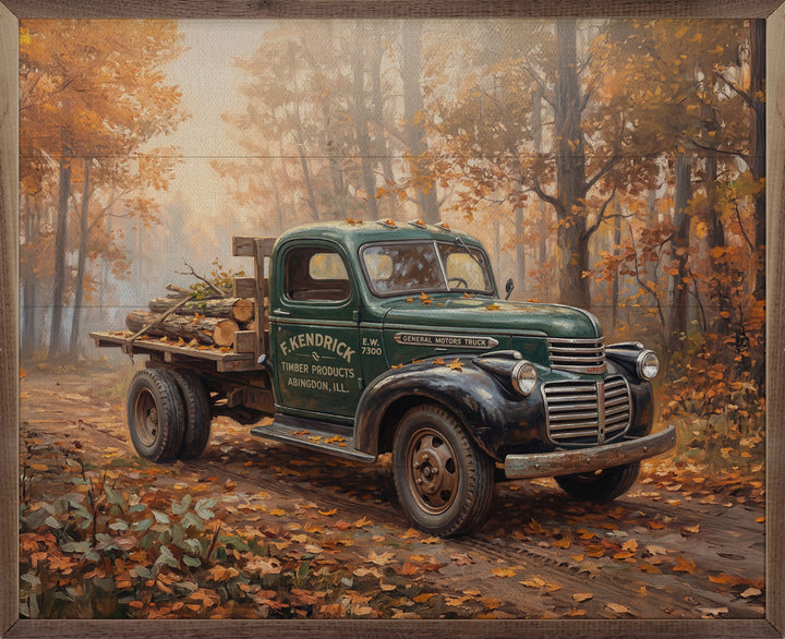 Kendrick Truck Autumn Woods