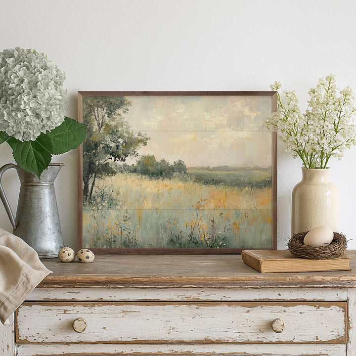 Country Wildflower Landscape By Creative Studio