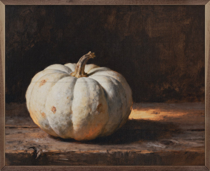 White Pumpkin With Suns Glow