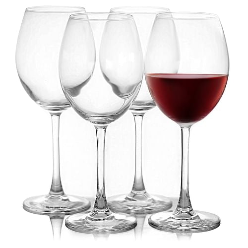 Pasabahce Enoteca 4 Piece 18.25 Ounce Bordeaux Wine Glass Set in Clear