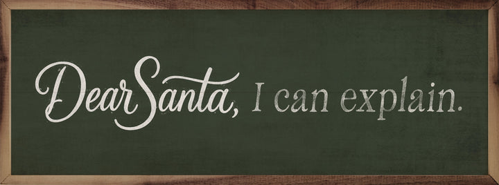 Dear Santa I Can Explain