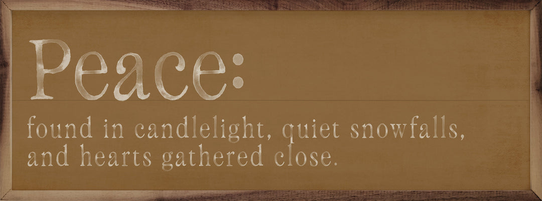 Peace Definition
