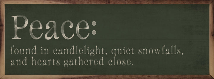 Peace Definition