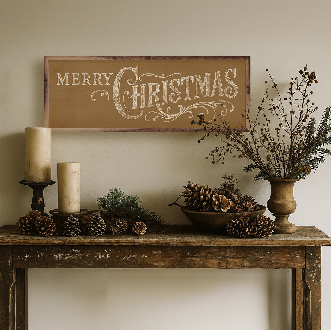 Merry Christmas Ornate