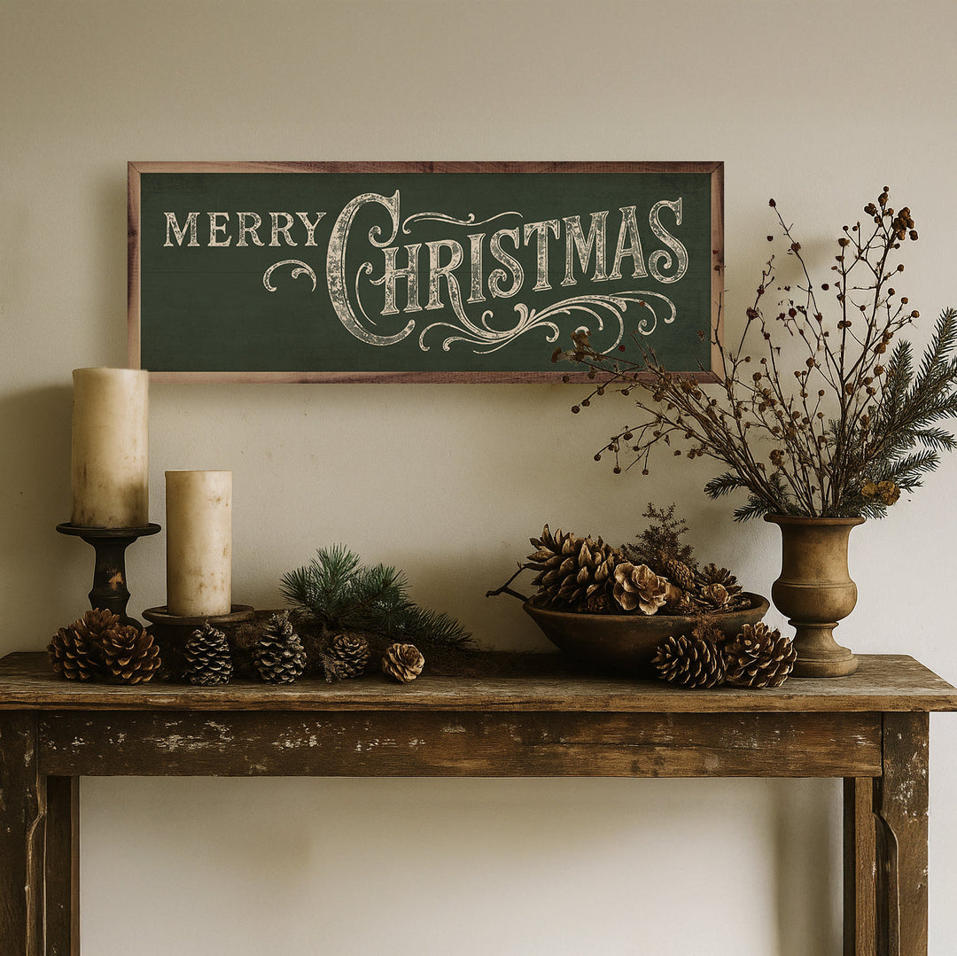 Merry Christmas Ornate