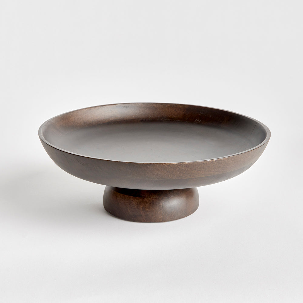 Bowie Footed Bowl, Gray