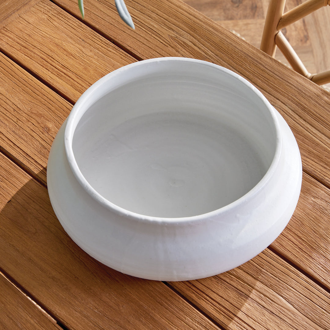 Mirela Decorative Bowl, White