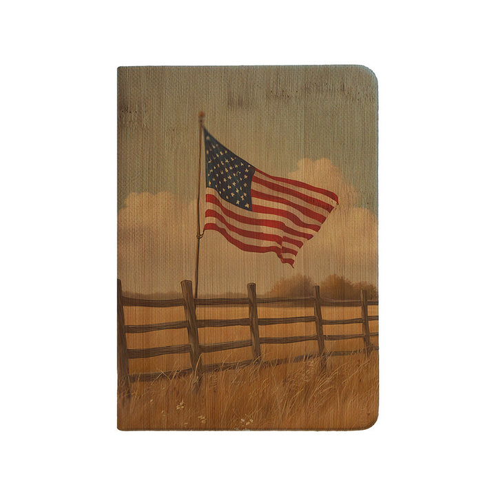 Flags On Fenceline Journal