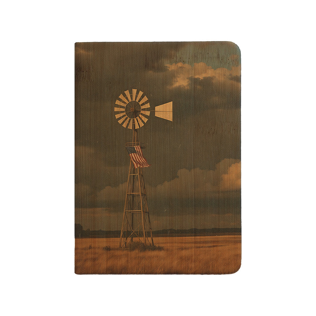 Incoming Prairie Storm Flag Windmill Journal