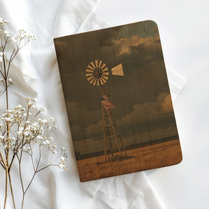 Incoming Prairie Storm Flag Windmill Journal