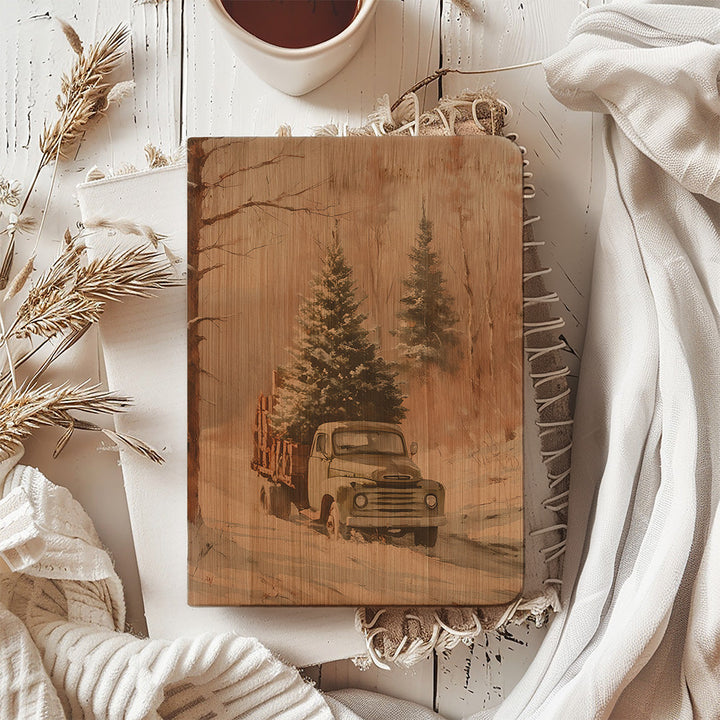 Christmas Tree Delivery Truck Journal