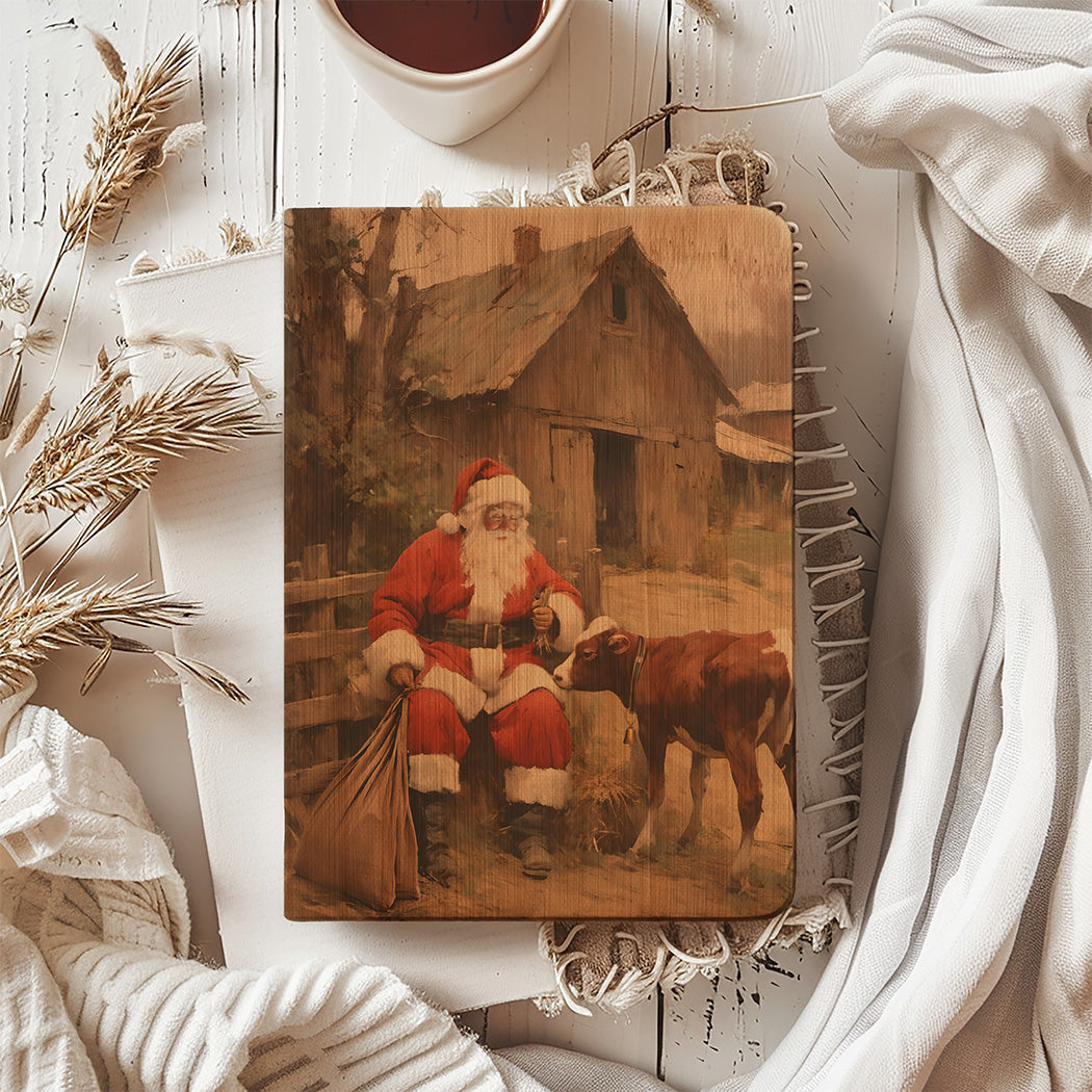 Santa With Calf Journal