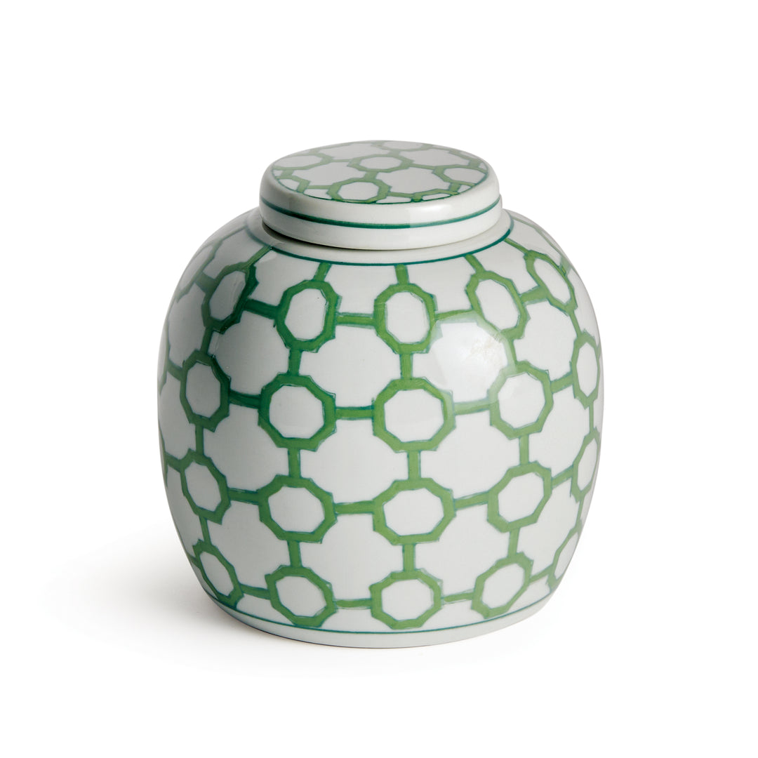 Imperial Link Lidded Jar