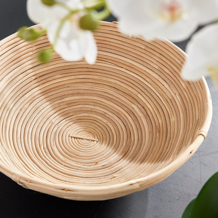 Cane Rattan Low Bowl St/2