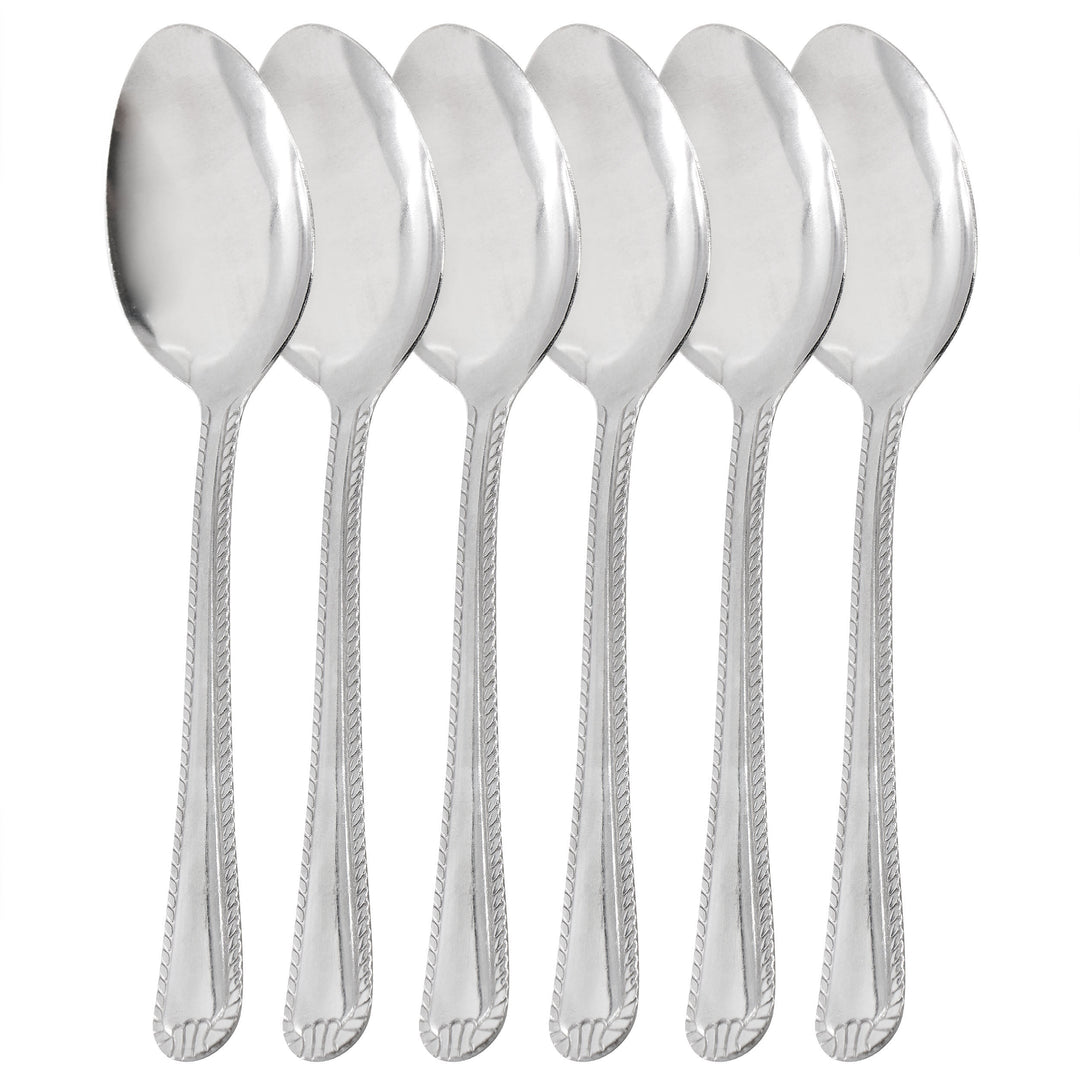 Gibson Home Tustin 6 Piece Stainless Steel Dinner Spoon Flatware Set