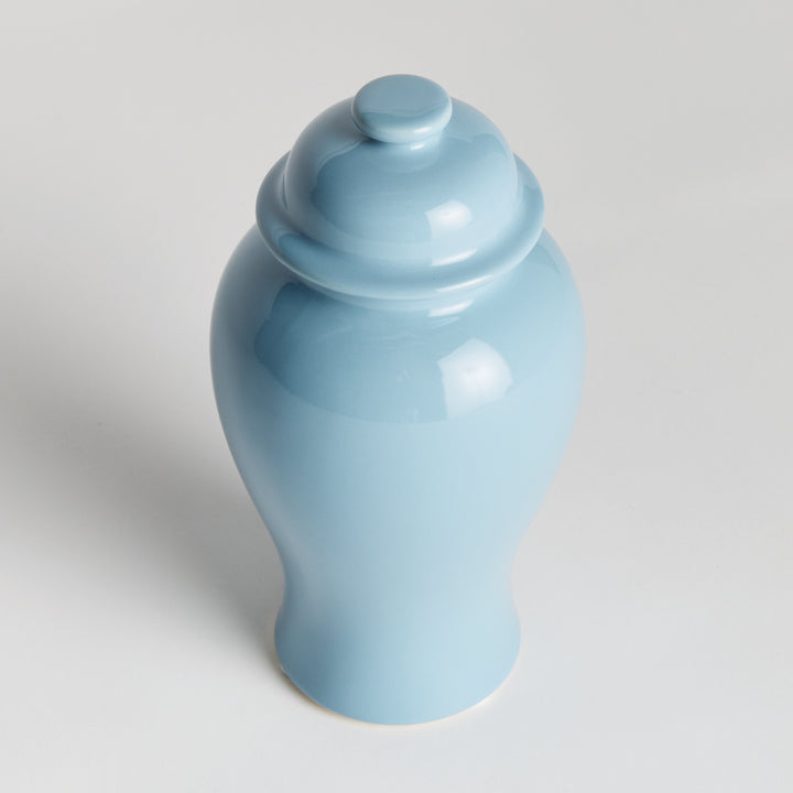 Koa Lidded Mini Ginger Jar Small, Blue