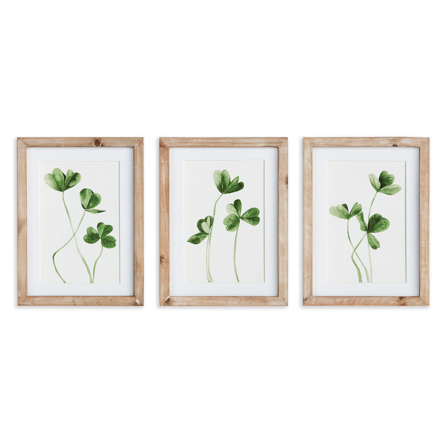 Clover Cuttings Petite Prints, Set Of 3