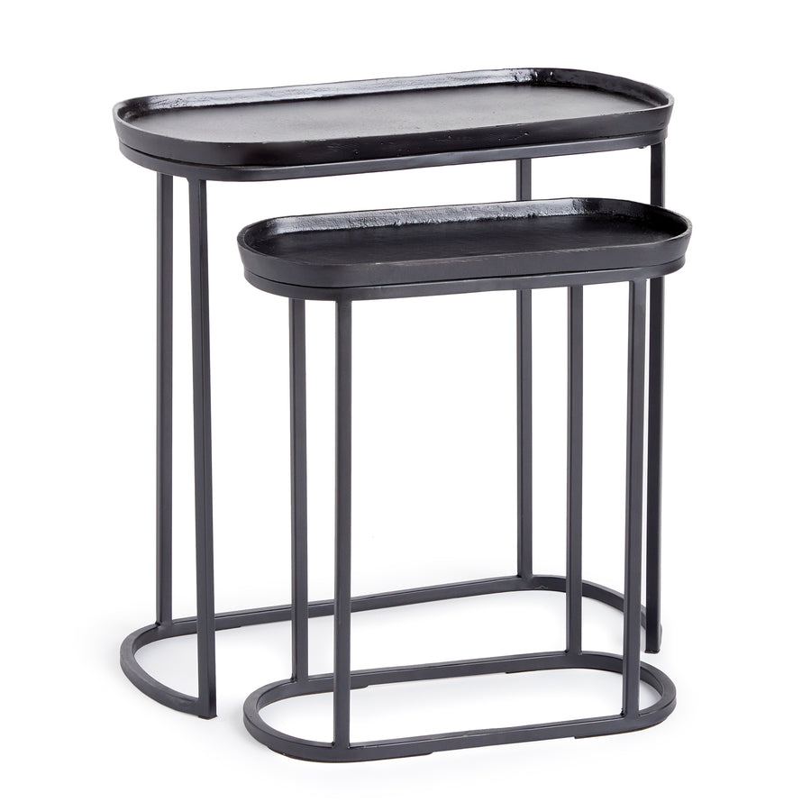 Ziva End Tables, Set Of 2, Black