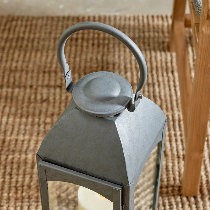 Antoinne Outdoor Lantern Large, Gray