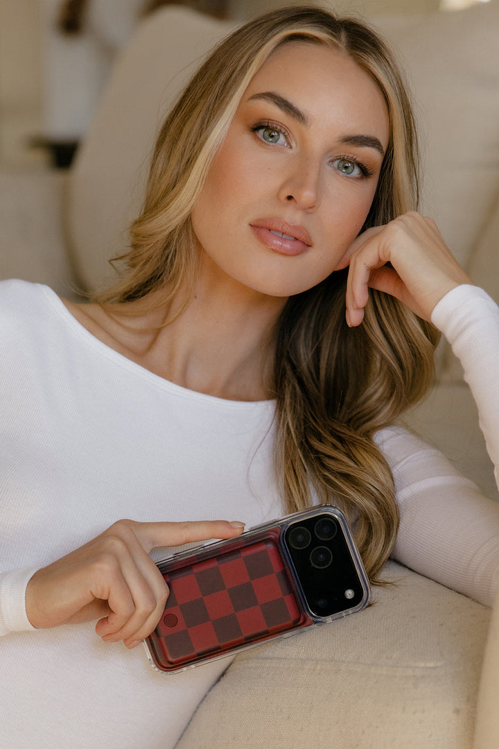 Cozy Check Magnetic Case